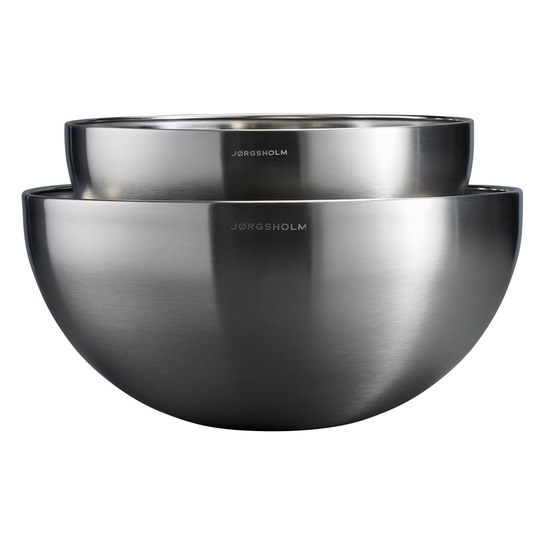 Røreskåle i metal (2 stk.)